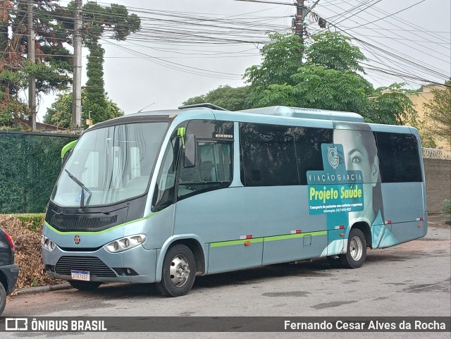 Viação Garcia 7057 na cidade de Curitiba, Paraná, Brasil, por Fernando Cesar Alves da Rocha. ID da foto: 11030566.