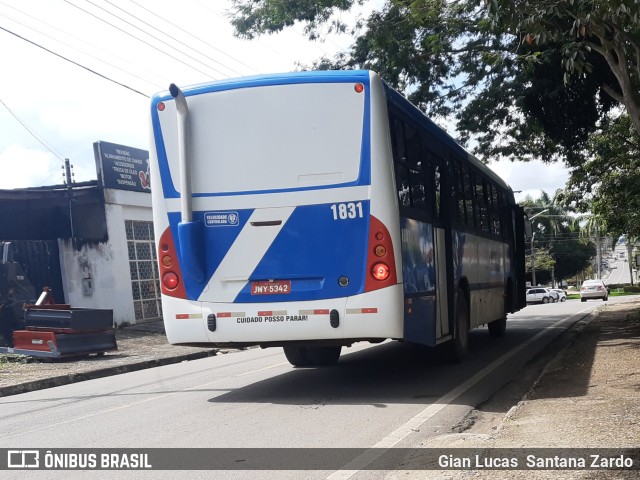 Transvida Transporte Coletivo 1831 na cidade de Ji-Paraná, Rondônia, Brasil, por Gian Lucas  Santana Zardo. Número da foto: #11032293.