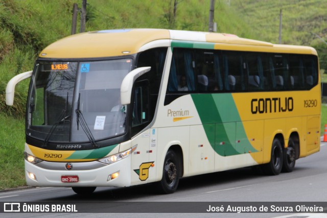 Empresa Gontijo de Transportes 19290 na cidade de Piraí, Rio de Janeiro, Brasil, por José Augusto de Souza Oliveira. Número da foto: #11033232.