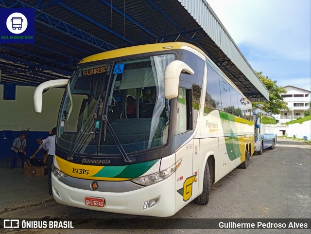 Empresa Gontijo de Transportes 19315 na cidade de Lambari, Minas Gerais, Brasil, por Guilherme Pedroso Alves. Número da foto: #11031448.