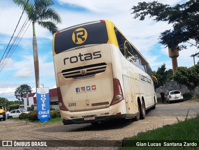 RodeRotas - Rotas de Viação do Triângulo 2202 na cidade de Ji-Paraná, Rondônia, Brasil, por Gian Lucas  Santana Zardo. Número da foto: #11030660.