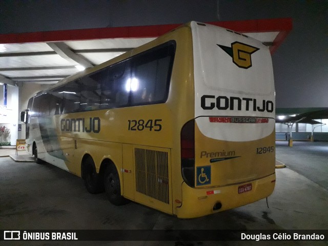 Empresa Gontijo de Transportes 12845 na cidade de São Sebastião da Bela Vista, Minas Gerais, Brasil, por Douglas Célio Brandao. ID da foto: 11031224.