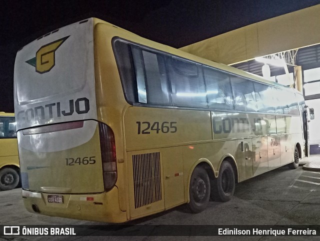 Empresa Gontijo de Transportes 12465 na cidade de Perdões, Minas Gerais, Brasil, por Edinilson Henrique Ferreira. Número da foto: #11032571.