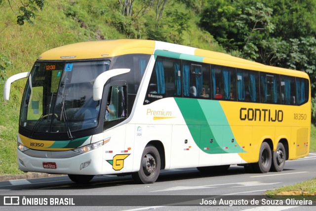 Empresa Gontijo de Transportes 18350 na cidade de Piraí, Rio de Janeiro, Brasil, por José Augusto de Souza Oliveira. Número da foto: #11033244.