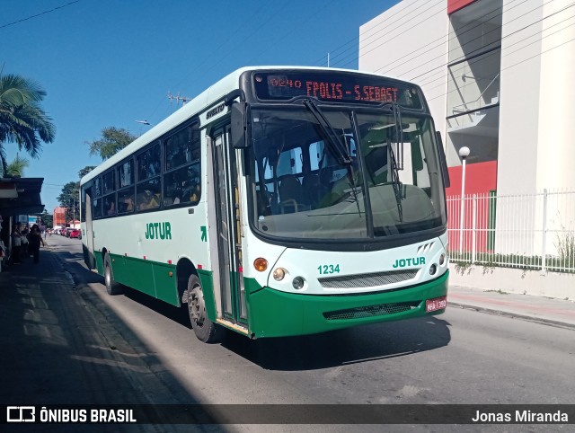 Jotur - Auto Ônibus e Turismo Josefense 1234 na cidade de Palhoça, Santa Catarina, Brasil, por Jonas Miranda. Número da foto: #11031333.