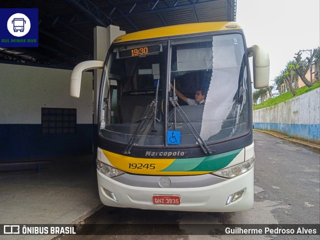 Empresa Gontijo de Transportes 19245 na cidade de Lambari, Minas Gerais, Brasil, por Guilherme Pedroso Alves. ID da foto: 11031429.