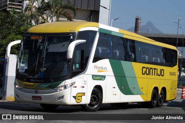 Empresa Gontijo de Transportes 19245 na cidade de Rio de Janeiro, Rio de Janeiro, Brasil, por Junior Almeida. ID da foto: 11030510.