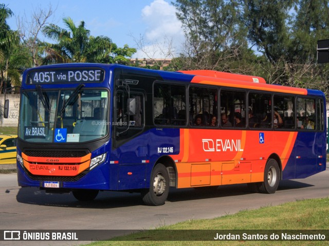Evanil Transportes e Turismo RJ 132.146 na cidade de Rio de Janeiro, Rio de Janeiro, Brasil, por Jordan Santos do Nascimento. Número da foto: #11034167.