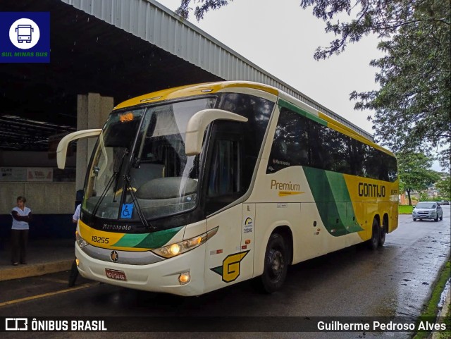 Empresa Gontijo de Transportes 18255 na cidade de Lambari, Minas Gerais, Brasil, por Guilherme Pedroso Alves. Número da foto: #11035649.