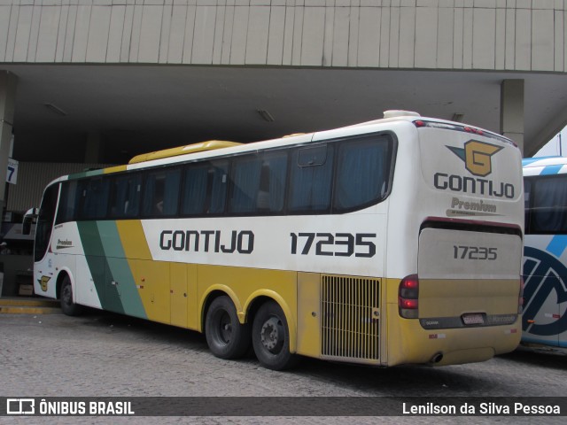 Empresa Gontijo de Transportes 17235 na cidade de Caruaru, Pernambuco, Brasil, por Lenilson da Silva Pessoa. ID da foto: 11035410.