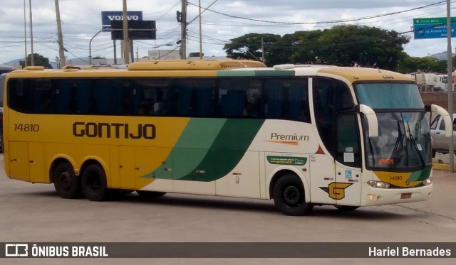 Empresa Gontijo de Transportes 14810 na cidade de Betim, Minas Gerais, Brasil, por Hariel Bernades. ID da foto: 11034482.