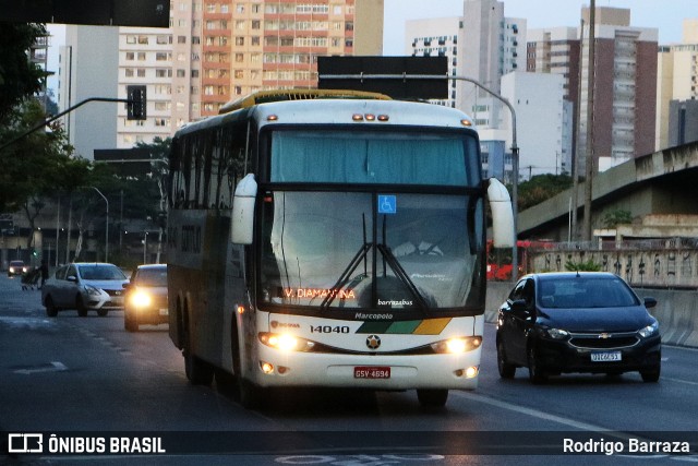 Empresa Gontijo de Transportes 14040 na cidade de Belo Horizonte, Minas Gerais, Brasil, por Rodrigo Barraza. ID da foto: 11034067.