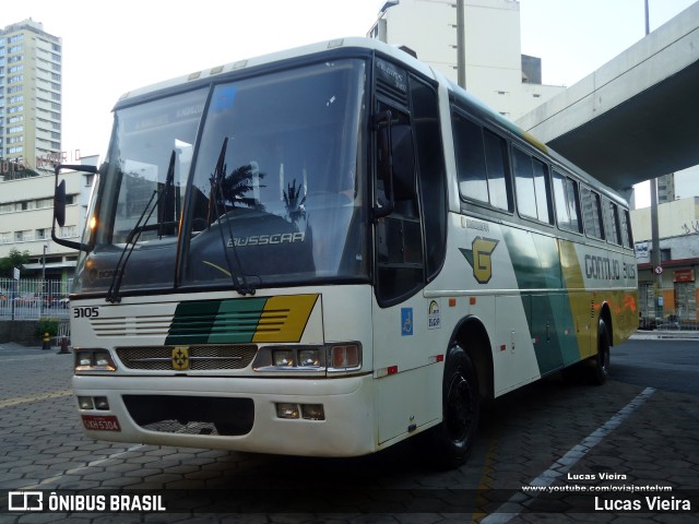 Empresa Gontijo de Transportes 3105 na cidade de Belo Horizonte, Minas Gerais, Brasil, por Lucas Vieira. ID da foto: 11034119.