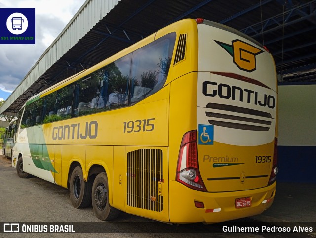 Empresa Gontijo de Transportes 19315 na cidade de Lambari, Minas Gerais, Brasil, por Guilherme Pedroso Alves. ID da foto: 11035629.