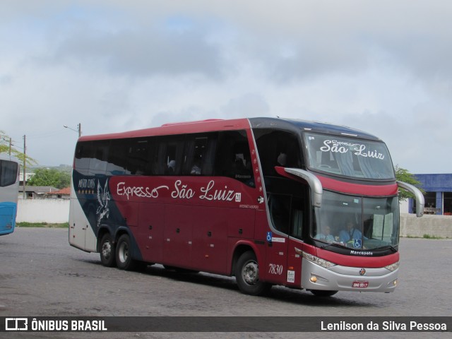Expresso São Luiz 7830 na cidade de Caruaru, Pernambuco, Brasil, por Lenilson da Silva Pessoa. Número da foto: #11035424.