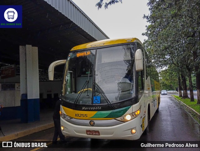 Empresa Gontijo de Transportes 18255 na cidade de Lambari, Minas Gerais, Brasil, por Guilherme Pedroso Alves. ID da foto: 11035640.