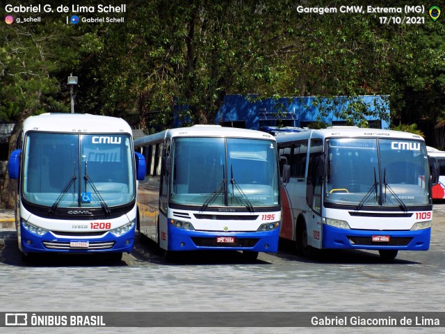 CMW Transportes 1208 na cidade de Extrema, Minas Gerais, Brasil, por Gabriel Giacomin de Lima. Número da foto: #11034953.