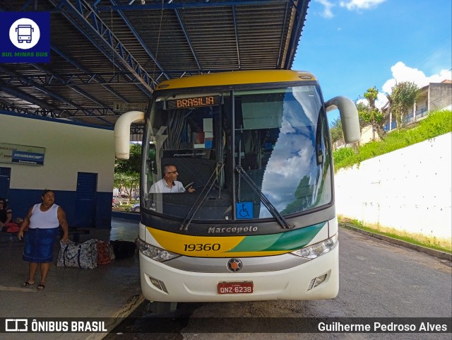 Empresa Gontijo de Transportes 19360 na cidade de Lambari, Minas Gerais, Brasil, por Guilherme Pedroso Alves. Número da foto: #11035633.