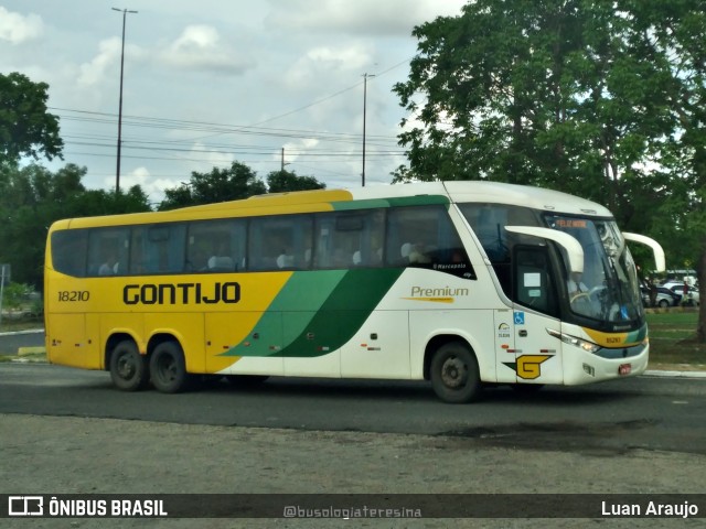 Empresa Gontijo de Transportes 18210 na cidade de Teresina, Piauí, Brasil, por Luan Araujo. Número da foto: #11035209.