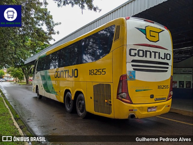 Empresa Gontijo de Transportes 18255 na cidade de Lambari, Minas Gerais, Brasil, por Guilherme Pedroso Alves. Número da foto: #11035653.