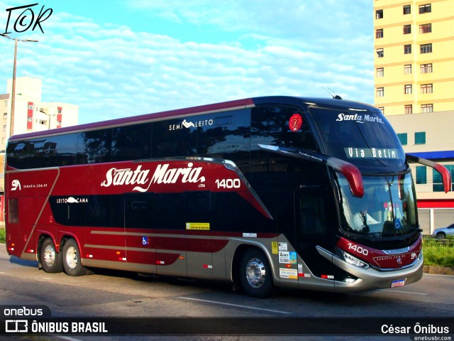 Santa Maria Fretamento e Turismo > Transportes Santa Maria(SP) 1400 na cidade de Belo Horizonte, Minas Gerais, Brasil, por César Ônibus. Número da foto: #11037803.