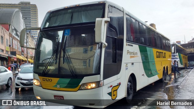 Empresa Gontijo de Transportes 12120 na cidade de Belo Horizonte, Minas Gerais, Brasil, por Hariel Bernades. ID da foto: 11036710.