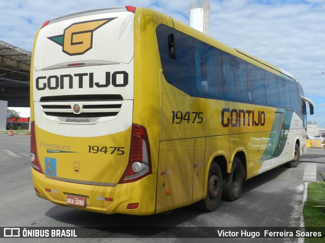 Empresa Gontijo de Transportes 19475 na cidade de Goiânia, Goiás, Brasil, por Victor Hugo  Ferreira Soares. ID da foto: 11036153.