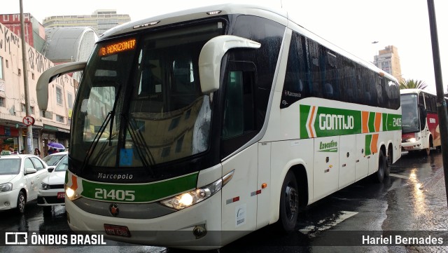 Empresa Gontijo de Transportes 21405 na cidade de Belo Horizonte, Minas Gerais, Brasil, por Hariel Bernades. Número da foto: #11036637.