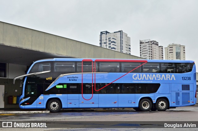 UTIL - União Transporte Interestadual de Luxo 13238 na cidade de Mogi das Cruzes, São Paulo, Brasil, por Douglas Alvim. Número da foto: #11036687.
