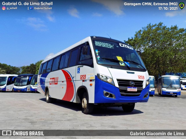 CMW Transportes 1259 na cidade de Extrema, Minas Gerais, Brasil, por Gabriel Giacomin de Lima. Número da foto: #11036839.