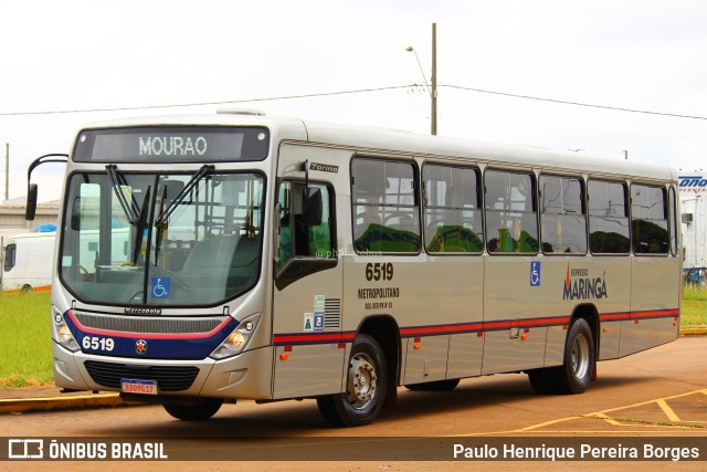 Expresso Maringá 6519 na cidade de Campo Mourão, Paraná, Brasil, por Paulo Henrique Pereira Borges. Número da foto: #11036442.