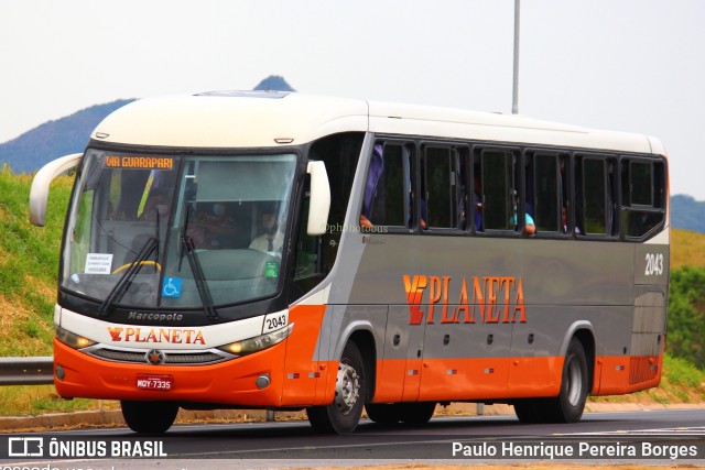 Planeta Transportes Rodoviários 2043 na cidade de Guarapari, Espírito Santo, Brasil, por Paulo Henrique Pereira Borges. Número da foto: #11036421.