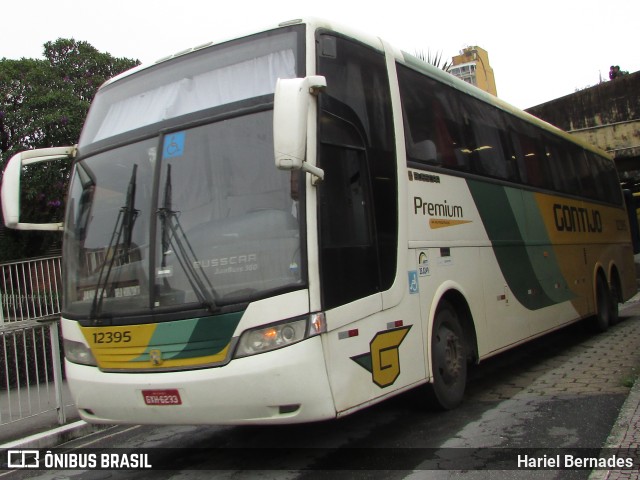 Empresa Gontijo de Transportes 12395 na cidade de Belo Horizonte, Minas Gerais, Brasil, por Hariel Bernades. ID da foto: 11036585.