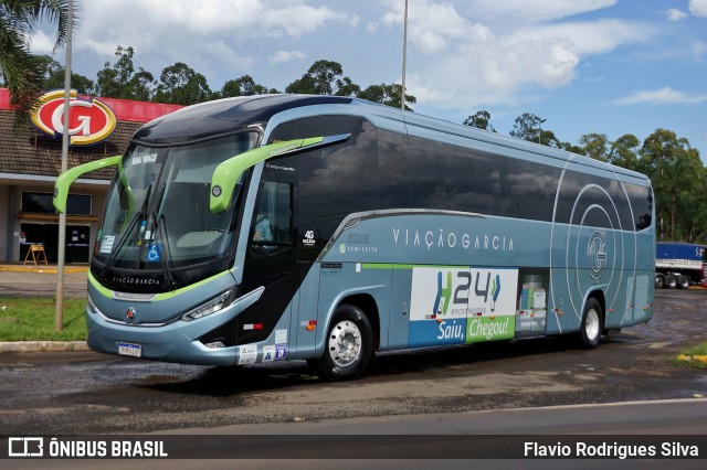 Viação Garcia 82038 na cidade de Ourinhos, São Paulo, Brasil, por Flavio Rodrigues Silva. ID da foto: 11035813.