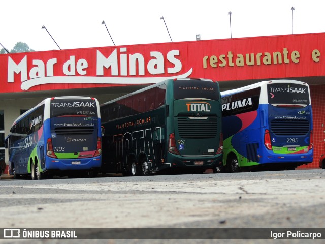 Trans Isaak Turismo 1403 na cidade de Formiga, Minas Gerais, Brasil, por Igor Policarpo. ID da foto: 11039349.