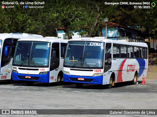 CMW Transportes 1109 na cidade de Extrema, Minas Gerais, Brasil, por Gabriel Giacomin de Lima. ID da foto: 11039588.