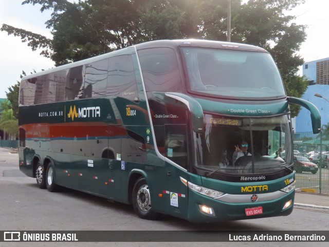 Viação Motta 18004 na cidade de São Paulo, São Paulo, Brasil, por Lucas Adriano Bernardino. Número da foto: #11039775.