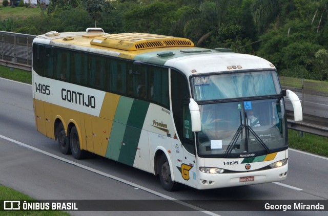 Empresa Gontijo de Transportes 14195 na cidade de Santa Isabel, São Paulo, Brasil, por George Miranda. ID da foto: 11040114.