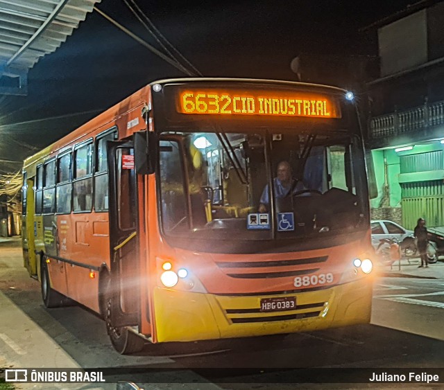 Viação Novo Retiro 88039 na cidade de Contagem, Minas Gerais, Brasil, por Juliano Felipe. Número da foto: #11038217.