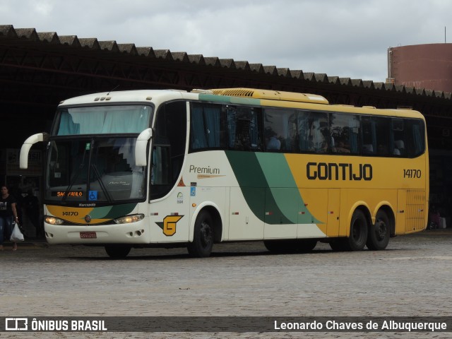 Empresa Gontijo de Transportes 14170 na cidade de Vitória da Conquista, Bahia, Brasil, por Leonardo Chaves de Albuquerque. ID da foto: 11039081.