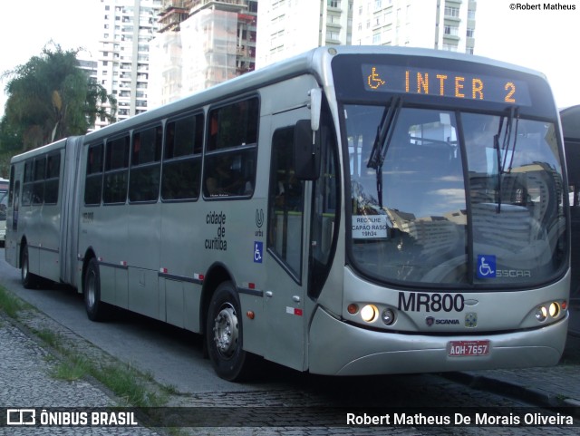 Auto Viação Mercês MR800 na cidade de Curitiba, Paraná, Brasil, por Robert Matheus De Morais Oliveira. Número da foto: #11038632.