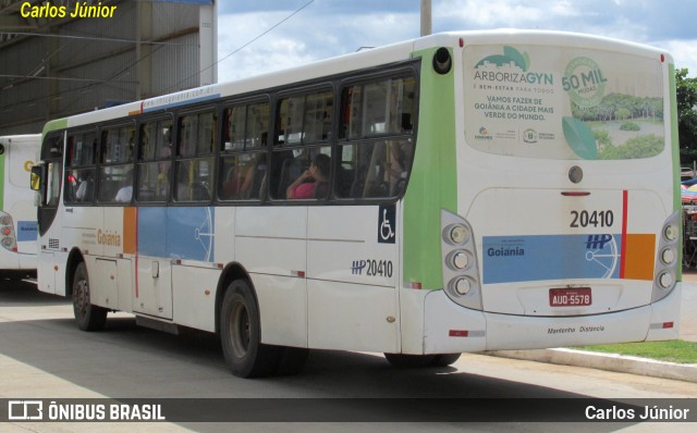 HP Transportes Coletivos 20410 na cidade de Goiânia, Goiás, Brasil, por Carlos Júnior. ID da foto: 11040992.