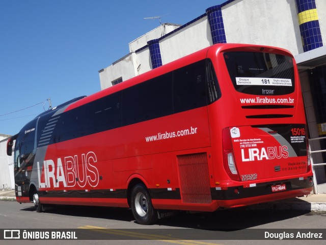 Lirabus 15016 na cidade de Trindade, Goiás, Brasil, por Douglas Andrez. Número da foto: #11040564.