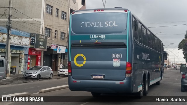 Viação Cidade Sol 9080 na cidade de Vitória da Conquista, Bahia, Brasil, por Flávio  Santos. Número da foto: #11038739.