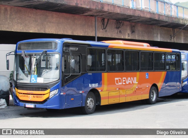 Evanil Transportes e Turismo RJ 132.137 na cidade de Nova Iguaçu, Rio de Janeiro, Brasil, por Diego Oliveira. Número da foto: #11040325.