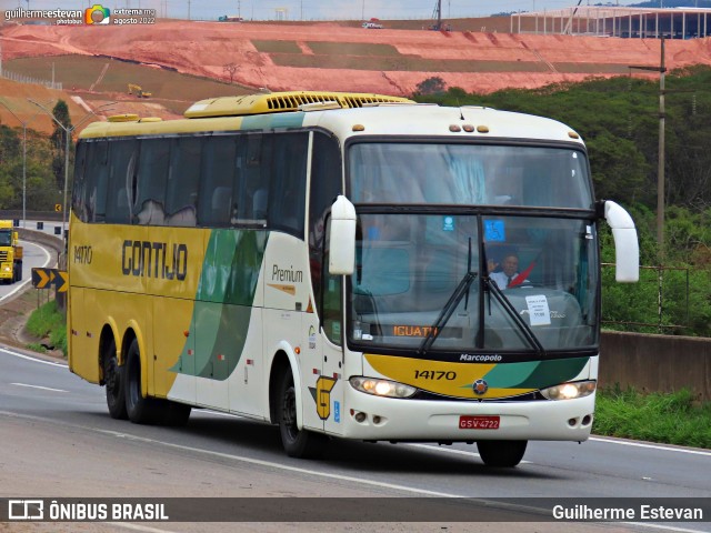 Empresa Gontijo de Transportes 14170 na cidade de Extrema, Minas Gerais, Brasil, por Guilherme Estevan. Número da foto: #11040703.