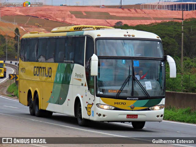 Empresa Gontijo de Transportes 14170 na cidade de Extrema, Minas Gerais, Brasil, por Guilherme Estevan. ID da foto: 11040703.