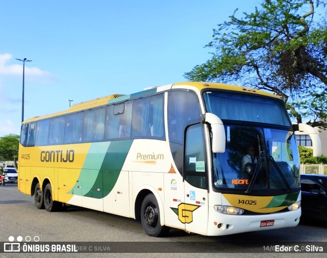 Empresa Gontijo de Transportes 14025 na cidade de Aracaju, Sergipe, Brasil, por Eder C.  Silva. ID da foto: 11040218.