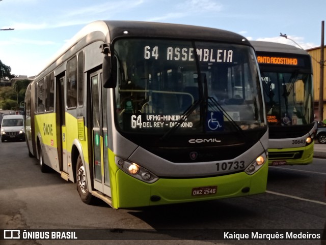 Milênio Transportes 10733 na cidade de Belo Horizonte, Minas Gerais, Brasil, por Kaique Marquês Medeiros . ID da foto: 11038387.