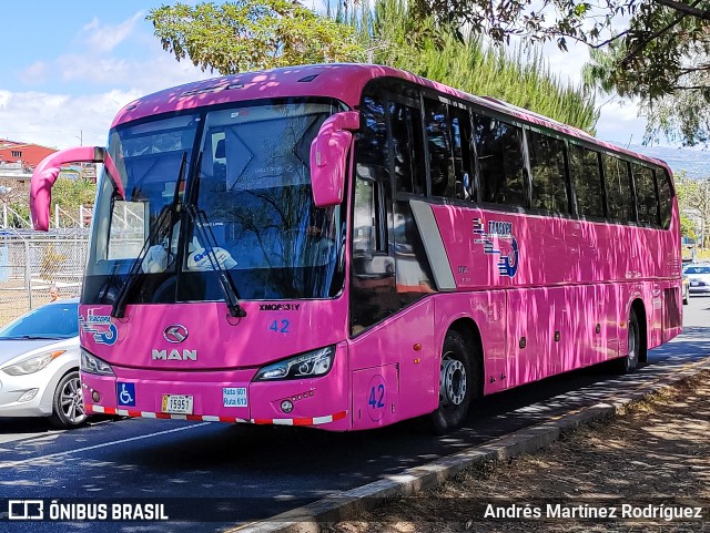 TRACOPA - Transportes Costarricenses Panameños 42 na cidade de San José, San José, Costa Rica, por Andrés Martínez Rodríguez. ID da foto: 11042643.